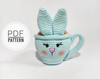 Crochet bunny Easter crochet pattern Easter decor Easter decorations Easter table decor Easter bunny decor Easter toys Crochet rabbit