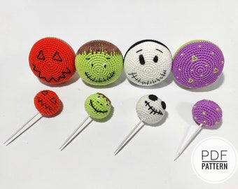 Crochet food pattern Halloween food Fake food Easy crochet patterns Primitive patterns  Cute crochet pattern Halloween decorations