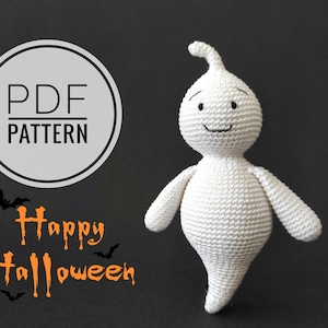 Ghost pattern Halloween ghost Ghost decoration Ghost plush pattern pdf Cute ghost Halloween pattern Diy halloween decor Halloween amigurumi