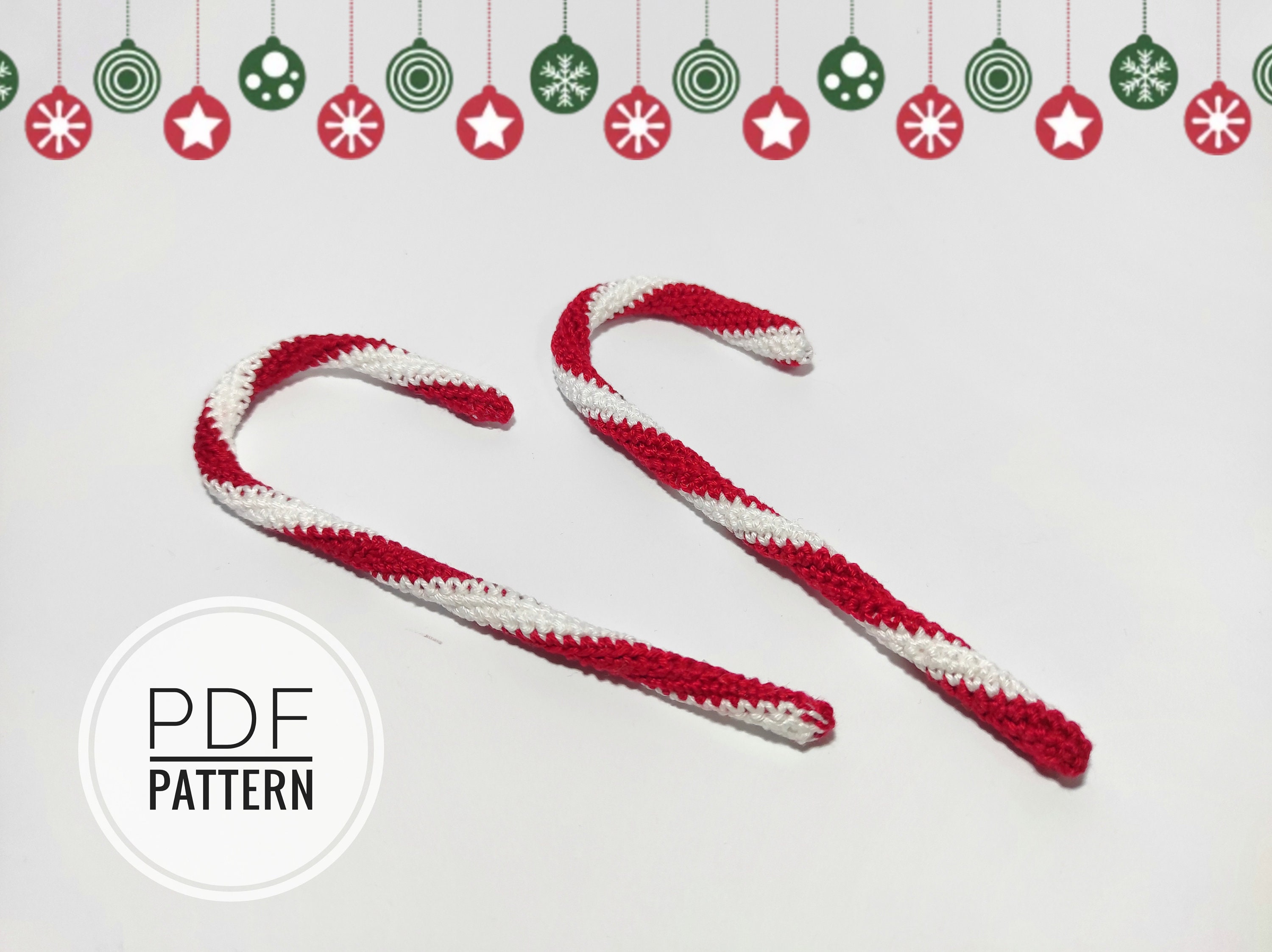 Candy Cane Decor Candy Cane Lane Crochet Patterns Christmas Crochet ...