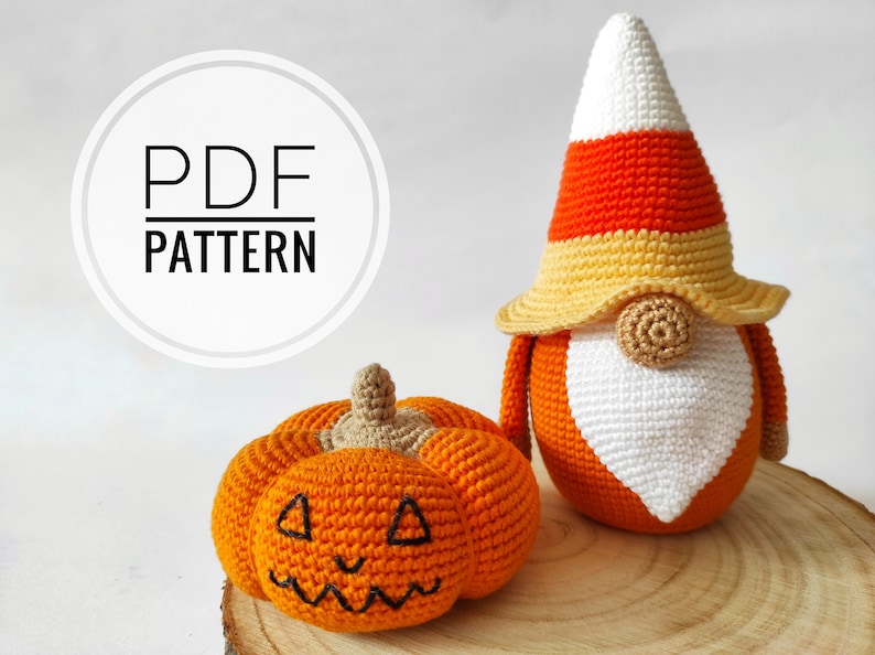 Gnome Patterns Halloween Gnome Crochet Gnome Fall Gnomes Gnome Pattern ...
