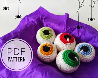 Spooky decor Halloween pattern pdf Primitive halloween toy Halloween props Crochet plushie Spooky gift Halloween scary Horror amigurumi