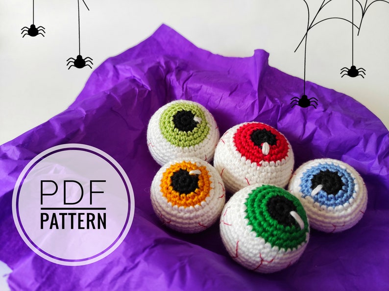 Spooky decor Halloween pattern pdf Primitive halloween toy Halloween props Crochet plushie Spooky gift Halloween scary Horror amigurumi 