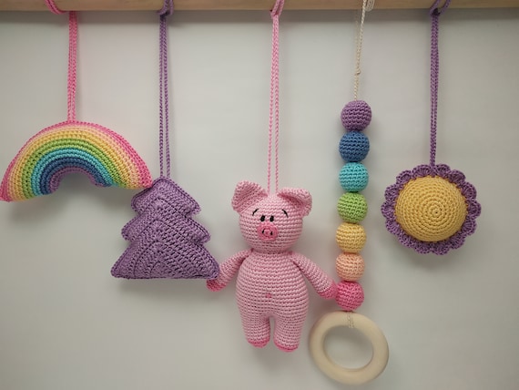 rainbow baby activity gym