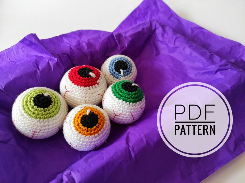 Spooky decor Halloween pattern pdf Primitive halloween toy Halloween props Crochet plushie Spooky gift Halloween scary Horror amigurumi image 7