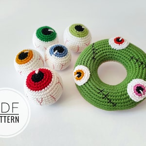 Crochet patterns Halloween pattern Spooky decor Horror amigurumi Halloween scary Horror crochet Easy crochet patterns Primitive patterns