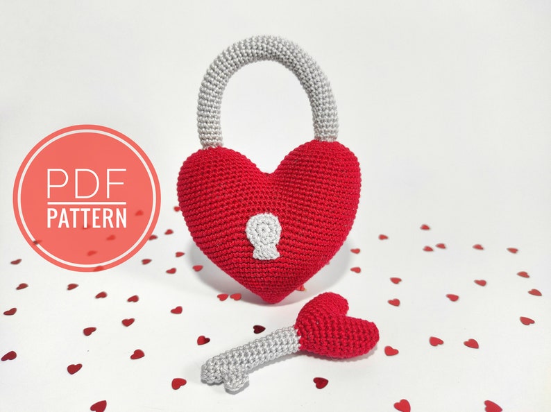 Crochet heart Valentines day decor Crochet patterns Valentine ornament Easy crochet pattern Valentines day gift Couples gift I love you image 7