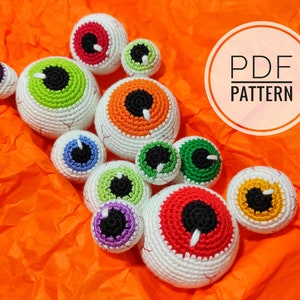 Spooky decor crochet patterns Halloween amigurumi Primitive Halloween pattern Halloween props Horror crochet Halloween scary Fall decor image 3