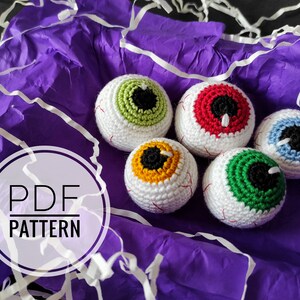 Spooky decor Halloween pattern pdf Primitive halloween toy Halloween props Crochet plushie Spooky gift Halloween scary Horror amigurumi image 3