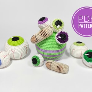 Spooky decor easy crochet patterns Halloween pattern Halloween plush Halloween amigurumi Crochet Halloween Horror crochet Halloween scary