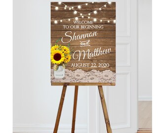 Fall Sunflower Wedding Decorations