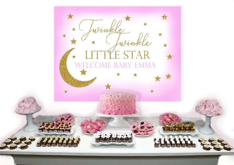 Twinkle Twinkle Little Star Baby Shower Cake Table Backdrop Etsy Twinkle Twinkle Little Star Baby Shower Cake Table Backdrop Etsy