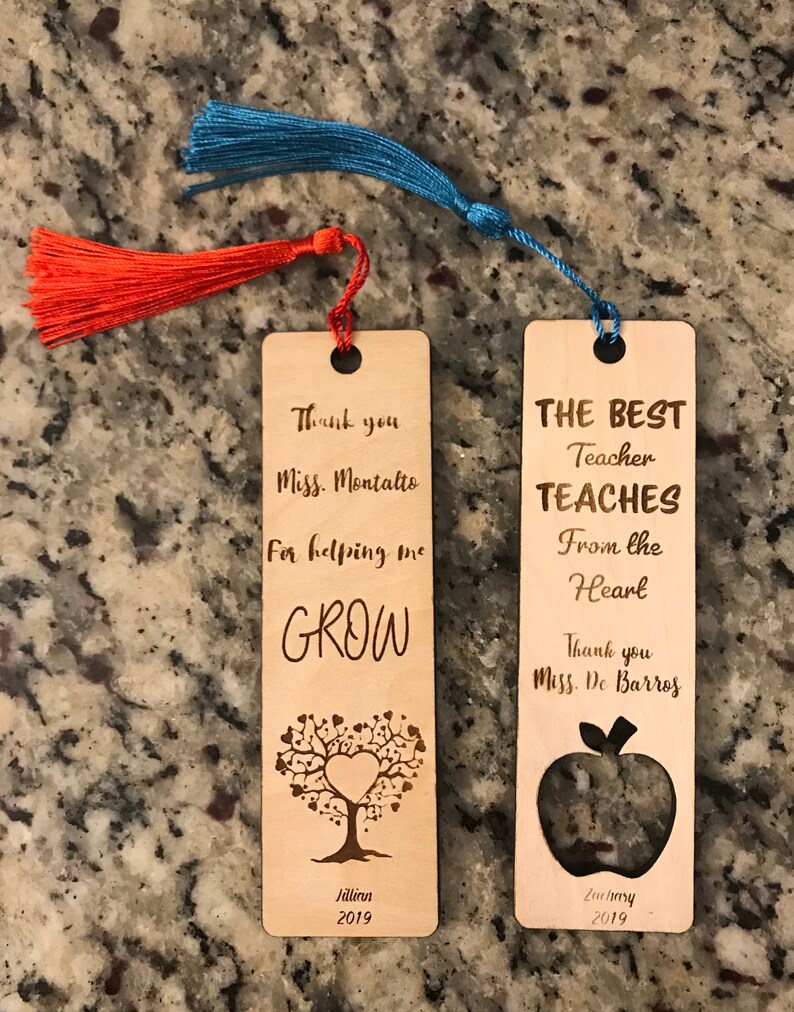 Teacher Appreciation Week Teacher bookmark Personalized Etsy