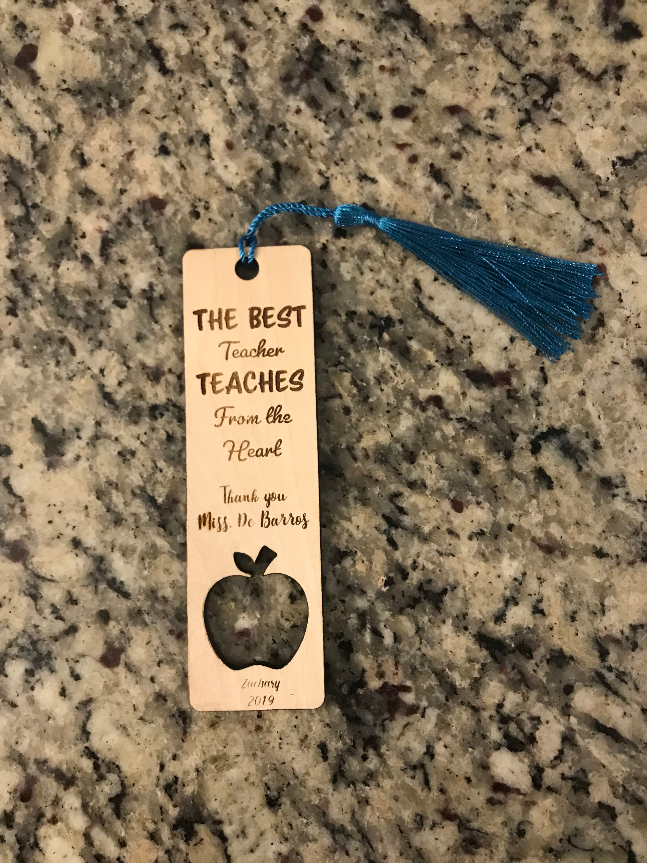 Teacher Appreciation Week Teacher bookmark Personalized Etsy