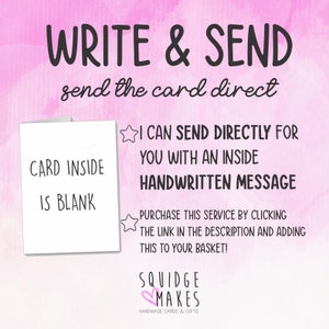 Squidgemakes write and send info etsy