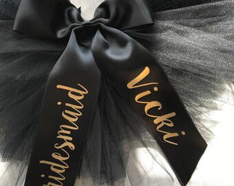 Booty / Bikini Veil, Bride to Be, Hen Party essentials *Custom printing Available*