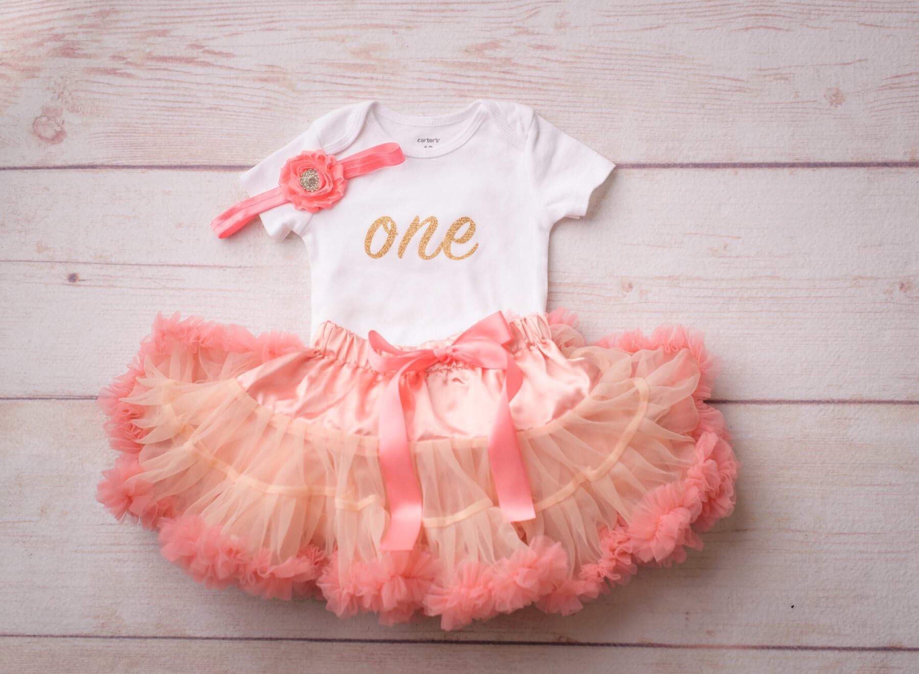 Tutu, Baby Tutu, Newborn Tutu, Coral Baby Tutu, Baby Girl Tutu, Tutu Coral, Coral Tutu, First Birthday Tutu, First Birthday Outfit