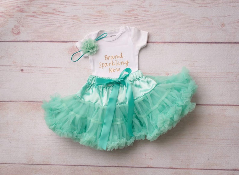 Mint Tutu Cake Smash Outfit Mint Baby Tutu Tutu for Baby Newborn Tutu Teal Tutu First Birthday Tutu Girl Birthday Tutu for Baby