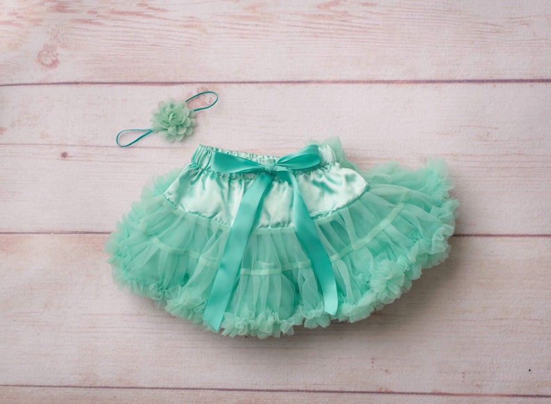 Mint Tutu Cake Smash Outfit Mint Baby Tutu Tutu for Baby Newborn Tutu Teal Tutu First Birthday Tutu Girl Birthday Tutu for Baby