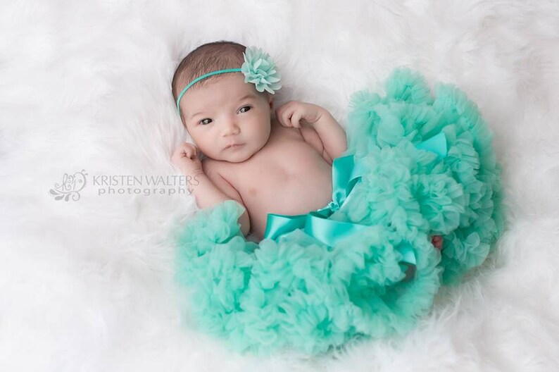 Mint Tutu Cake Smash Outfit Mint Baby Tutu Tutu for Baby Newborn Tutu Teal Tutu First Birthday Tutu Girl Birthday Tutu for Baby