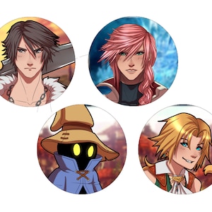 ファイナルファンタジーキャラクターステッカー