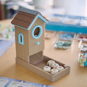 Wingspan Bird Feeder Dice Tower (3D Printed)