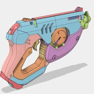 Overwatch Tracer Gun Pulse Pistol STL Files for 3D Printing image 7