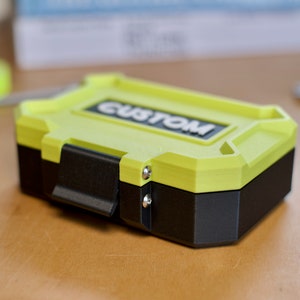 Ryobi Storage Box Personalized Ryobi Style Storage Box (3D Printed) - Etsy