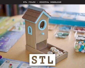 Wingspan Bird Feeder Dice Tower - STL Files for 3D Printing
