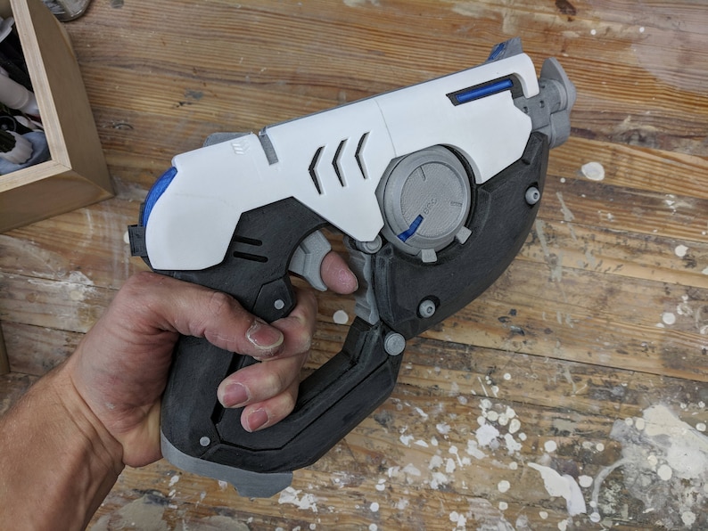 Overwatch Tracer Gun Pulse Pistol STL Files for 3D Printing image 4