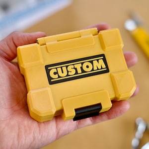 Personalized DeWalt Style Storage Box (3D Printed)