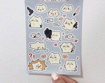 Buffcat and Mewmew Sticker Sheets