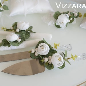 Cake server set Rustic wedding, Personalized, Wedding serving set Eucalyptus wedding, Cake cutting set Rustic wedding, Gift for Couples Boho
