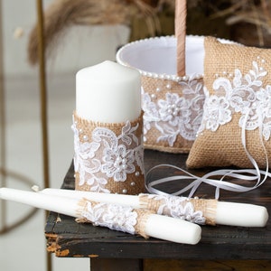 Unity candles Set of 3 Country weddings, Personalized, Wedding candles Rustic wedding, Unity candles Boho wedding, Сandle set Rustic wedding