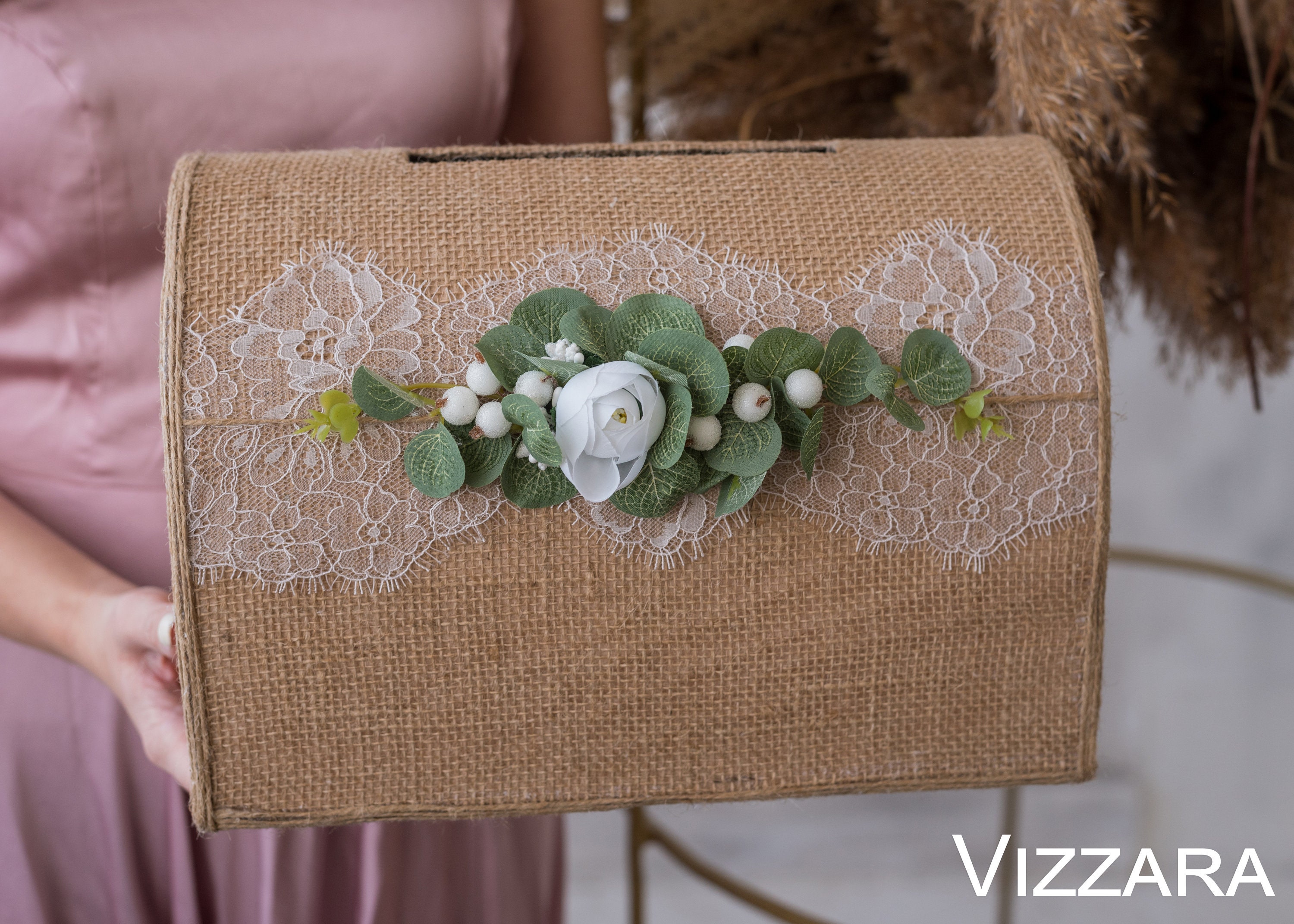 Wedding card box Rustic wedding Personalized Card box for wedding Boho wedding Rustic card box Card box Rustic wedding Card