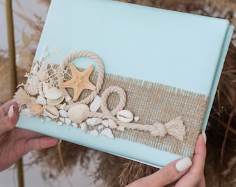 Wedding guest book Beach wedding, Personalized, Guest book wedding Rustic wedding, Rustic guest book, Wedding book Beach wedding, Guest book