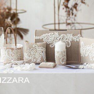 Bruiloft set rustieke bruiloft, gepersonaliseerd, gastenboek Boho bruiloft, champagneglazen, bloemenmand, ringdrager rustiek, cadeau voor koppels
