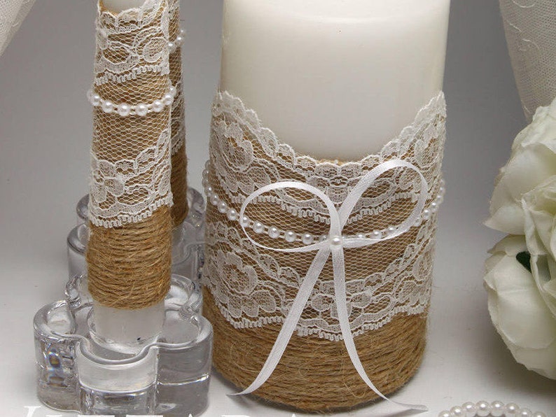 Wedding Unity Candles Rustic Wedding Ceremony Wedding Etsy