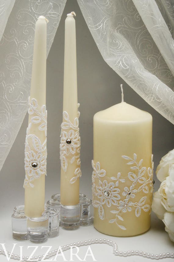 rustic unity candle