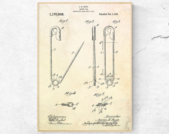 Safety online pin print