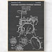 Drum Patent Print: Portable Drum Set Blueprint Wall Art (Canvas) image 1