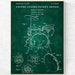 Drum Patent Print: Portable Drum Set Blueprint Wall Art (Canvas) image 6