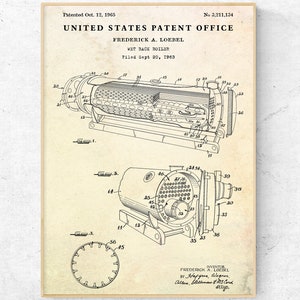 Water-Back Boiler 1965 Patent Print. Water Heater Blueprint Poster, Plumber, Engineer Gift, Vintage Heating System Decor, HVAC Tech Wall Art