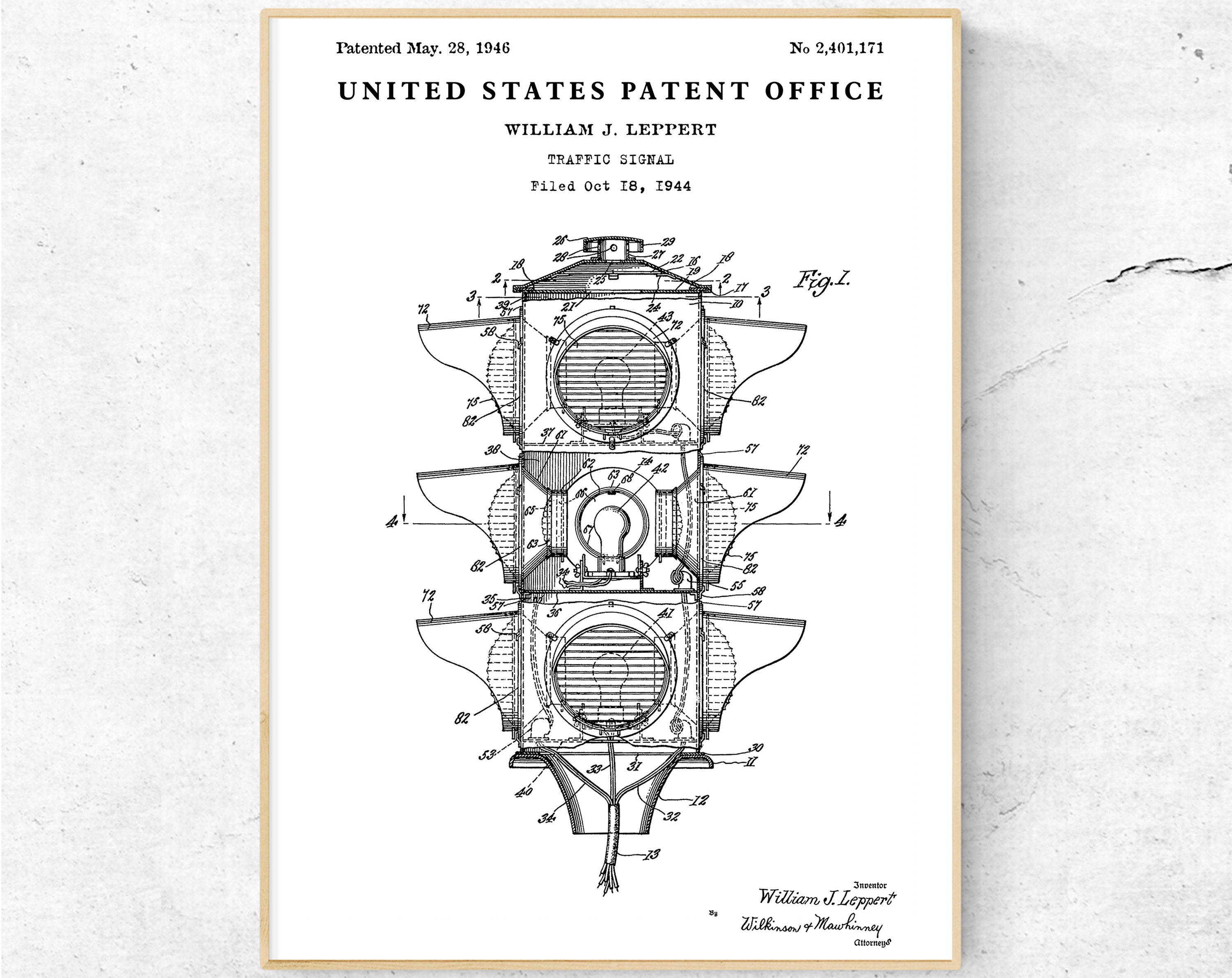 Traffic Light 1946 Patent Print, Automotive Wall Art, Blueprint Poster, Man Cave Vintage Decor, Road Safety Gift, Ready to Hang Canvas - Etsy Traffic Light 1946 Patent Print, Automotive Wall Art, Blueprint Poster, Man Cave Vintage Decor, Road Safety Gift, Ready to Hang Canvas - Etsy