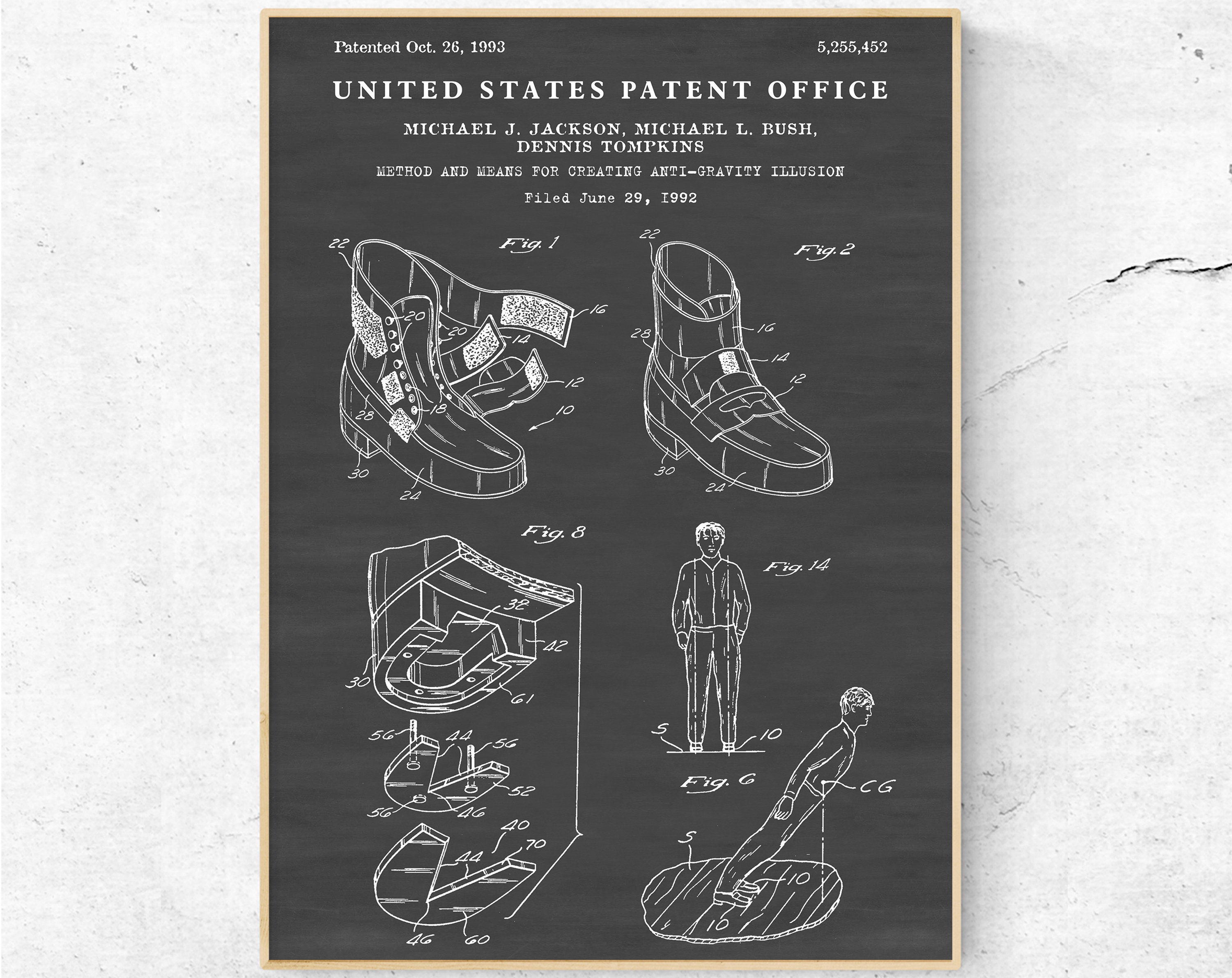 michael jackson patented shoes