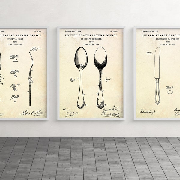 Fork and Spoon Wall Decor Etsy