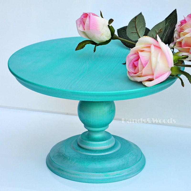 Blue Cake Stand - Etsy