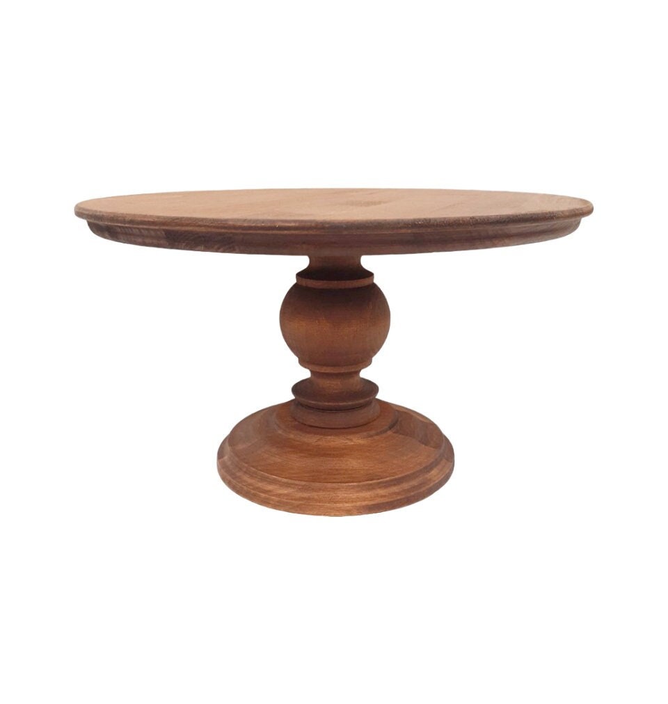 48 round wood pedestal dining table deals