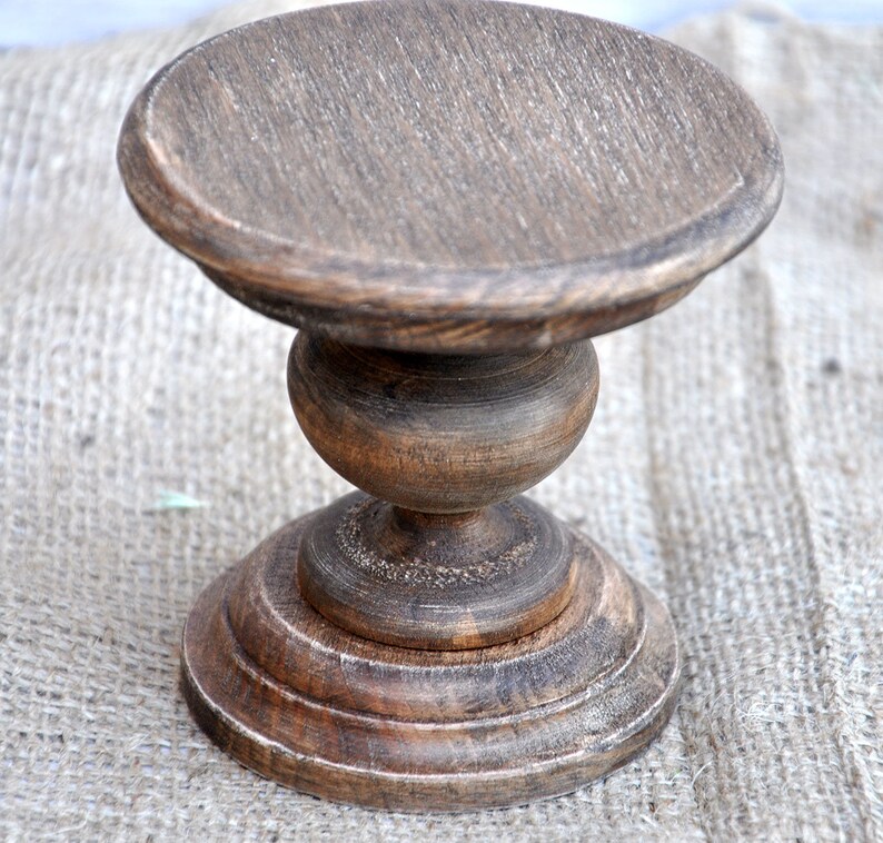 4'' wood rustic cupcake stand wooden cupcake holders Etsy