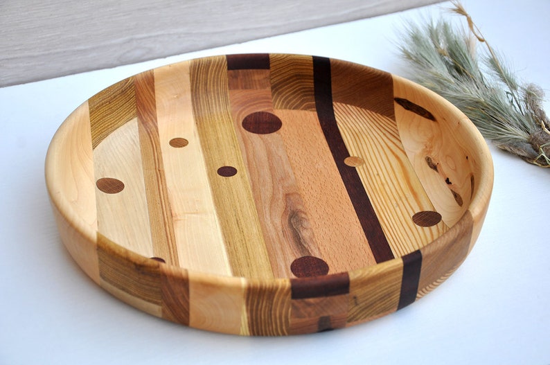 Farmhouse wood plate is an ideal housewarming gift for her image 3